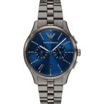 Emporio Armani AR11729 Füme Çelik Erkek Kol Saati
