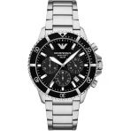 Emporio Armani AR11739 Gri Metalik Çelik Erkek Kol Saati
