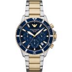 Emporio Armani AR11740 Erkek Kol Saati - Altın - Metalik Gri