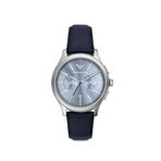 Emporio Armani Ar11747 Lacivert Deri Erkek Kol Saati