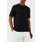 Emporio Armani Bisiklet Yaka % 100 Pamuk Regular Erkek T Shirt 3D1Th3 1Jocz 0053 - Siyah