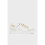 Emporio Armani Deri Logolu Sneaker Ayakkabı Bayan AYAKKABI EW003081 AF25727 MZ773