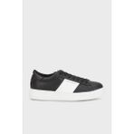 Emporio Armani Deri Sneaker Ayakkabı Erkek Ayakkabı X4X570 XN840 N642 - Siyah - Beyaz
