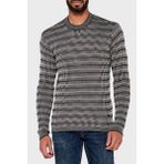Emporio Armani Desenli % 100 Yün Regular Fit Bisiklet Yaka Kazak Erkek Kazak EM002194 AF14195 FC101 - Siyah - XL