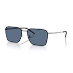 Emporio Armani EA 2172D 300380 60 Erkek Kare Siyah Metal Güneş Gözlüğü