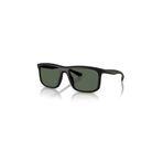 Emporio Armani EA 4234U 500171 57 Unisex Kare Siyah Kemik Güneş Gözlüğü