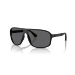 Emporio Armani Ea4029 5001T3 64 Erkek Polarize Güneş Gözlüğü Parlak Siyah 64