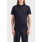 Emporio Armani EM000080 AF10094 UB118 Polo Yaka Lacivert Erkek T-shirt
