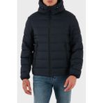 Emporio Armani EM003043 AF15384 UB118 Lacivert Kapitoneli Logolu Regular Fit Kapüşonlu Erkek Mont