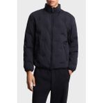 Emporio Armani EM003045 AF18232 UB118 - Lacivert Logolu Regular Fit Dik Yaka Erkek Mont