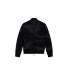 Emporio Armani EM003783 AF19870 FC252 Siyah Jakarlı Logo Baskılı Regular Fit Erkek Mont