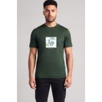 Emporio Armani Erkek Bisiklet Yaka Regular Fit Kısa Kol Pamuk Karışım Yeşil T-Shirt EM005272 AF10017-U7263