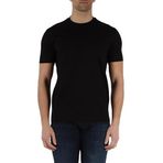 Emporio Armani Erkek Bisiklet Yaka T-Shirt, Siyah, L Beden