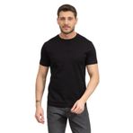 Emporio Armani Erkek Bisiklet Yaka T-Shirt, Siyah, XS