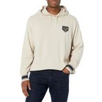 Emporio Armani Erkek Collegiate Kapsül Pamuk Yün Kazak Hoodie Kazak, Gümüş Astar, L
