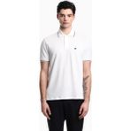Emporio Armani Erkek Dar Kalıp Logo Detaylı Esnek Pike Kumaşlı Kısa Kollu Beyaz Polo Yaka T-Shirt EM004607 AF23090-U0003 - 3XL