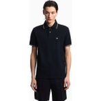 Emporio Armani Erkek Dar Kalıp Logo Detaylı Esnek Pike Kumaşlı Kısa Kollu Lacivert Polo Yaka T-Shirt EM004607 AF23090-UB118 - XL