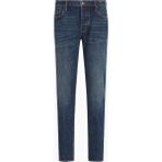 Emporio Armani Erkek Denim Kumaş Slim Fit Düşük Bel Pamuk Kumaş Mavi Jeans EM000668 AF13442-MB001 - 31 / 34