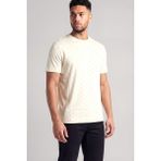 Emporio Armani Erkek Desenli Bisiklet Yaka Kısa Kol Krem T-Shirt EM005270 AF24857-F1198 - Ekru - XL