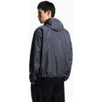 Emporio Armani Erkek Desenli Yan Çekmeli Büzgülü Etek Ucu Uzun Kol Mavi Ceket EM003265 AF12021-FB286 - 46