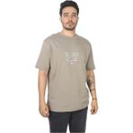 Emporio Armani Erkek Dokuma Bisiklet Yaka Kısa Kollu Günlük Bej T-Shirt 6D1TQ9 1JWZZ-01P6 - 2XL