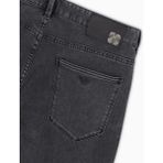 Emporio Armani Erkek Düşük Bel Slim Fit Dar Paça Denim Gri Jeans EM000121 AF14867-M8002 - 36