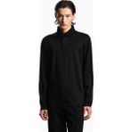 Emporio Armani Erkek Hafif Nefes Alabilen Pamuklu Kumaş Normal Kesim Logo Detaylı Uzun Kollu Siyah Polo Yaka T-Shirt EM004590 AF10017-UC001 - 3XL