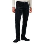 EMPORIO ARMANI Erkek Kadife Pantolon, Lacivert, 34 Beden