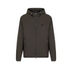 EMPORIO ARMANI Erkek Kapüşonlu Mont, Basic Siluet, Yeşil, 56 Beden
