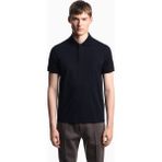 Emporio Armani Erkek Kartal Logolu Normal Kalıp Pike Pamuklu Kısa Kollu Lacivert Polo Yaka T-Shirt EM003171 AF13742-UB118 - XL