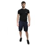 Emporio Armani Erkek Kartal Yama Bermuda Yüzme Şortu, Lacivert, S