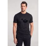 Emporio Armani Erkek Kısa Kol Slim Fit Kısa Boy Dokuma Kumaş Siyah T-Shirt EM004760 AF14795-FC013 - 2XL