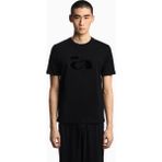 Emporio Armani Erkek Kısa Kol Slim Fit Kısa Boy Dokuma Kumaş Siyah T-Shirt EM004760 AF14795-FC014