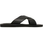 Emporio Armani Erkek Logo Detaylı Esnek Rahat Kullanım Siyah Sandalet X4P125 XN789-K001