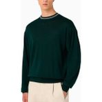 Emporio Armani Erkek Marka Logo Detaylı Bisiklet Yaka Regular Fit Koyu Yeşil Kazak 6R1MXG 1MNGZ-0565 - 2XL