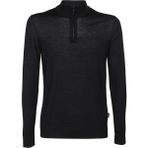 Emporio Armani Erkek Marka Logo Detaylı Dik Yaka Fermuar Kapamalı Lacivert Kazak 8N1MUX 1MJXZ-0920 - 2XL