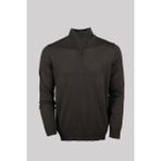 Emporio Armani Erkek Marka Logo Detaylı Dik Yaka Fermuar Kapamalı Siyah Kazak 8N1MUX 1MJXZ-05A6 - 2XL - Yeşil