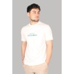 Emporio Armani Erkek Marka Logolu Organik Pamuklu Kısa Kollu Ekru T-Shirt 3D1TG8 1JOCZ-01A1 - 2XL