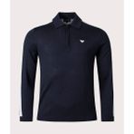 Emporio Armani Erkek Marka Logolu Uzun Kollu Rahat Lacivert Kazak 6R1MU1 1MMHZ-0920 - 3XL