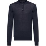 Emporio Armani Erkek Marka Logolu Uzun Kollu Slim Fit Lacivert Kazak 8N1F43 1M67Z-0922 - 50