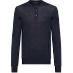 Emporio Armani Erkek Marka Logolu Uzun Kollu Slim Fit Lacivert Kazak 8N1F43 1M67Z-0922 - 54