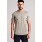 Emporio Armani Erkek Normal Kesim Yuvarlak Yakalı Logo Desenli Kısa Kollu Gri T-Shirt EM004581 AF10017-U8049 - XL