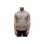 Emporio Armani Erkek Pamuklu Kısa Boy Rahat Kesim Günlük Bej T-Shirt -06H0 3D1TG3 1JPZZ