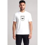 Emporio Armani Erkek Pamuklu Kısa Kol Bisiklet Yaka Armani Yazı Detay Beyaz T-Shirt EM005551 AF25183-F0037 - 2XL