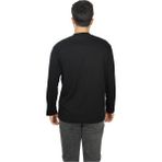 Emporio Armani Erkek Pamuklu Logo Detaylı Rahat Siyah T-Shirt 6D1TDU 1JWZZ-0039 - 2XL