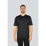 Emporio Armani Erkek Pamuklu Oversize Yuvarlak Yakalı Kısa Kollu Siyah T-Shirt EM002938 AF18312-UC001