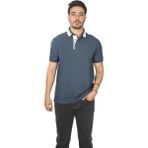 Emporio Armani Erkek Pamuklu Polo Yaka Kısa Kollu Günlük Kullanım Mavi1 Polo Yaka T-Shirt 6D1F95 1JCYZ-07B2
