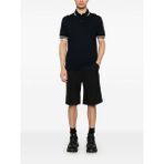 Emporio Armani Erkek Polo Yaka Kısa Kollu Düğmeli Yaka ve Kol Uçları Şerit Detaylı Lacivert1 Polo Yaka T-Shirt EM000852 AF12955-FB274