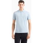 Emporio Armani Erkek Polo Yaka Normal Kesim Saf Pamuklu Kısa Kollu Mavi Polo Yaka T-Shirt -U9275 EM001146 AF13742