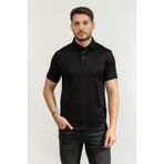 Emporio Armani Erkek Polo Yaka T-Shirt Siyah